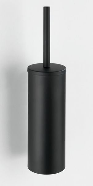 Produktbild: WC-Garnitur geschlossene Form Mod. Orea Schwarz, aus rostfreiem Edelstahl