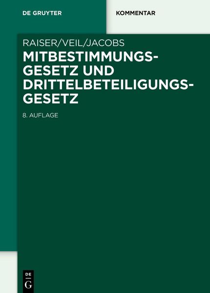 Produktbild: Mitbestimmungsgesetz und Drittelbeteiligungsgesetz