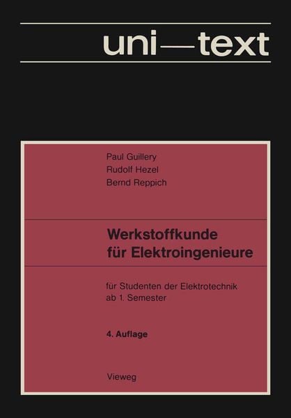 Produktbild: Werkstoffkunde f&uuml;r Elektroingenieure