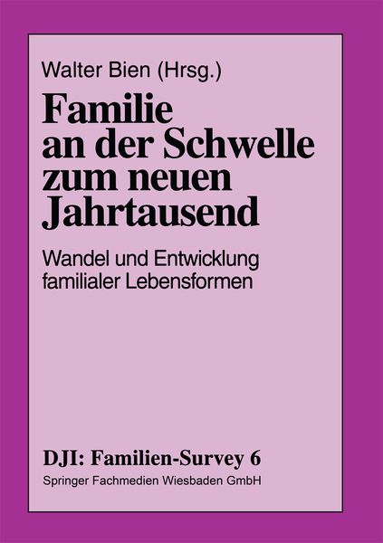 Produktbild: Familie an der Schwelle zum neuen Jahrtausend