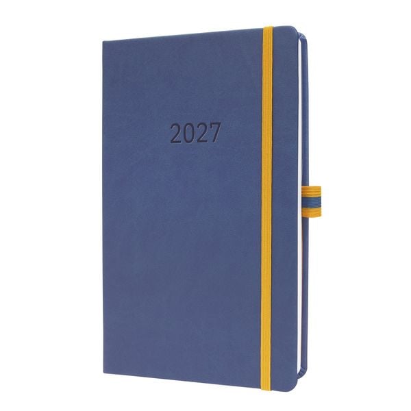 Produktbild: SIGEL L2706 Wochenkalender Linescape 2027, ca. A5, , blau, gelb