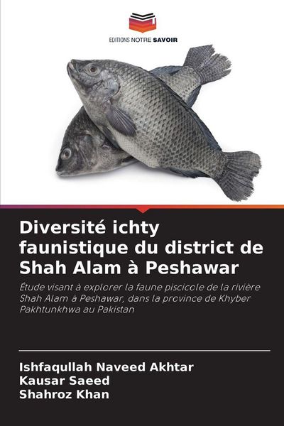 Produktbild: Diversit&eacute; ichty faunistique du district de Shah Alam &agrave; Peshawar