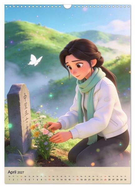 Produktbild: Herz zu Herz &ndash; China Edition (Wandkalender 2027 DIN A3 hoch), CALVENDO Monatskalender