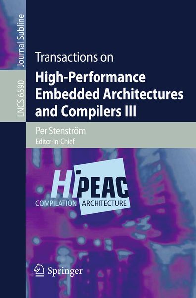 Produktbild: Transactions on High-Performance Embedded Architectures and Compilers III
