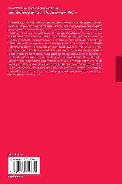 Produktbild: Mediated Geographies and Geographies of Media