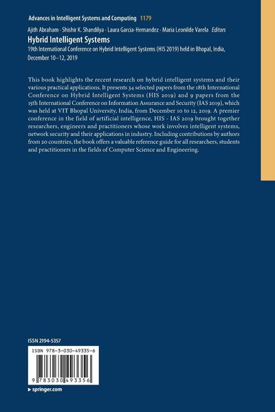 Produktbild: Hybrid Intelligent Systems