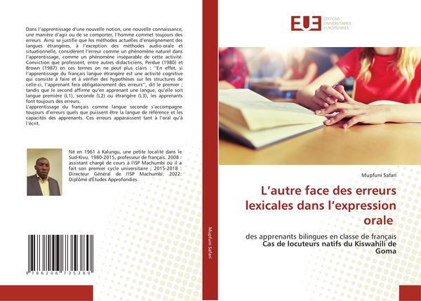 Produktbild: L'autre face des erreurs lexicales dans l'expression orale