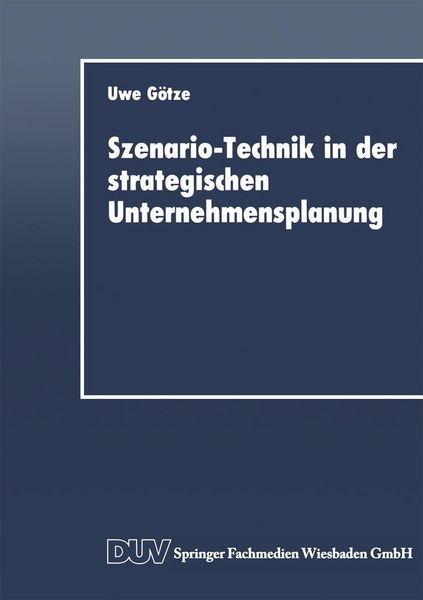 Produktbild: Szenario-Technik in der strategischen Unternehmensplanung