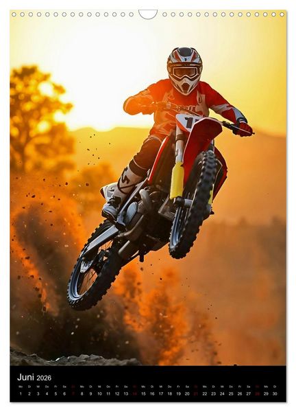 Produktbild: Adrenalin am Limit - Grenzenlose Motocross Action (Wandkalender 2026 DIN A3 hoch), CALVENDO Monatskalender