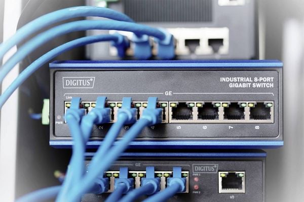 Produktbild: Digitus DN-651119 DN-651119 Industrial Ethernet Switch 8 Port 10 / 100 / 1000MBit/s