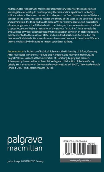 Produktbild: Max Weber's Theory of the Modern State