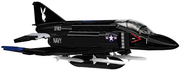 Produktbild: COBI Armed Forces 5899 - F-4S Phantom II Black Bunny, &Uuml;berschall-Mehrzweckj&auml;ger, Ma&szlig;stab 1:48, Bausatz, 608 Teile