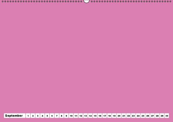 Produktbild: Bunter Bastelkalender f&uuml;r M&auml;dchen (Wandkalender immerw&auml;hrend DIN A2 quer)