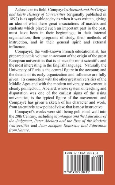 Produktbild: Abelard and the Origin and Early History of Universities