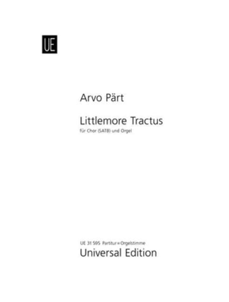 Pärt, A: Littlemore Tractus