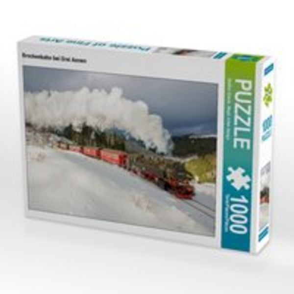 CALVENDO Puzzle Brockenbahn bei Drei Annen | 1000 Teile Lege-Größe 64x48cm Foto-Puzzle für glückliche Stunden