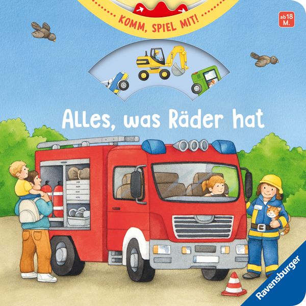 Produktbild: Alles, was R&auml;der hat - Fahrzeuge-Spielbuch mit Klappen, Drehscheiben, Schiebern