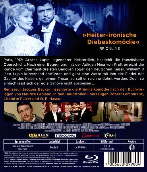 Produktbild: Ars&egrave;ne Lupin, der Millionendieb