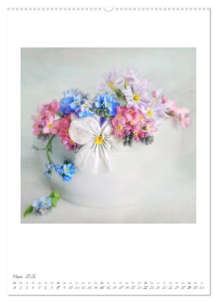 Produktbild: Flower Dreams (Wandkalender 2026 DIN A2 hoch), CALVENDO Monatskalender