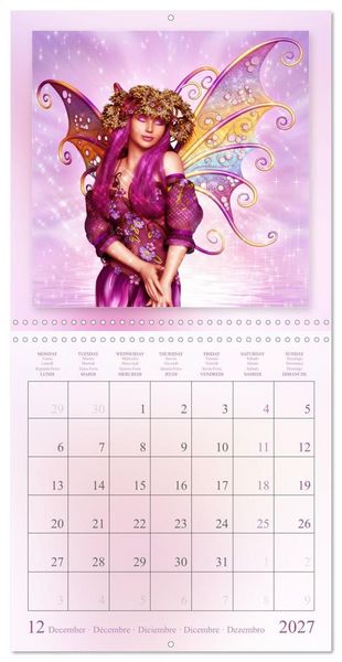Produktbild: Twinkling Fairies (Wall Calendar 2027 12 &times; 12 Inch) CALVENDO 12 Month Wall Calendar