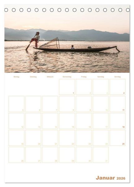 Produktbild: EXOTISCHES S&Uuml;DOSTASIEN - Planer 2026 (Tischkalender 2026 DIN A5 hoch), CALVENDO Monatskalender