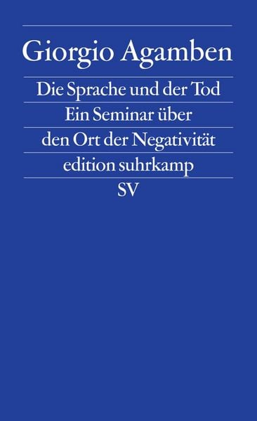 Produktbild: Die Sprache und der Tod