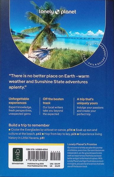 Produktbild: Lonely Planet Miami & the Keys