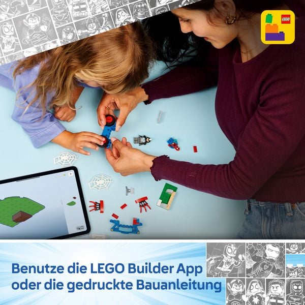 Produktbild: LEGO ǀ Marvel 11206 Spidey auf Motorrad vs. Rhino, Lernspielzeug ab 4