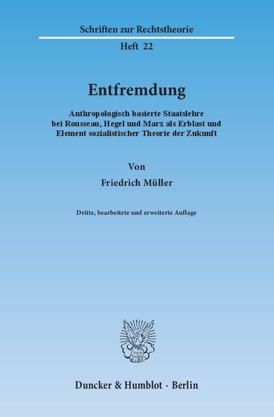 Produktbild: Entfremdung.