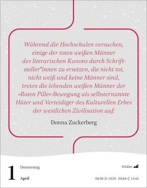Produktbild: Starke Worte von starken Frauen Tagesabrei&szlig;kalender 2027