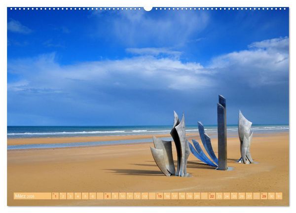 Produktbild: Quer durch die Normandie (Wandkalender 2026 DIN A2 quer), CALVENDO Monatskalender