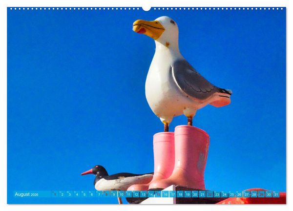 Produktbild: BORKUM Entdeckungen (hochwertiger Premium Wandkalender 2026 DIN A2 quer), Kunstdruck in Hochglanz