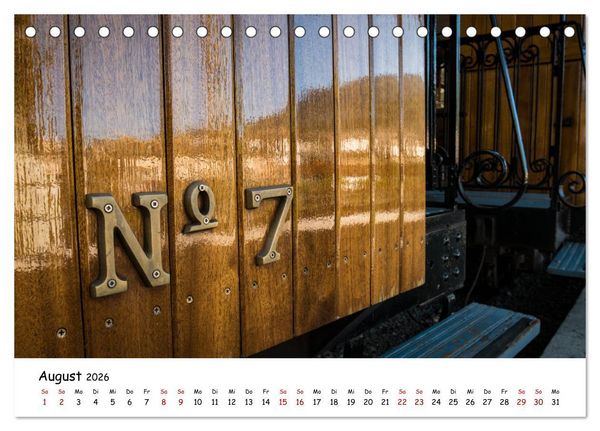 Produktbild: Die Schienen von Soller und Port de Soller (Tischkalender 2026 DIN A5 quer), CALVENDO Monatskalender