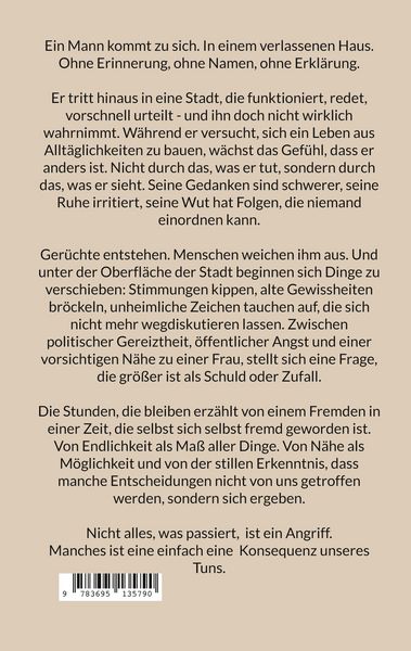 Produktbild: Die Stunden, die bleiben