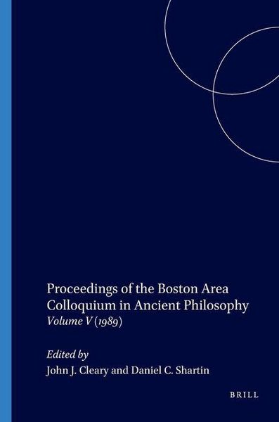 Produktbild: Proceedings of the Boston Area Colloquium in Ancient Philosophy