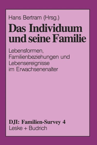 Produktbild: Das Individuum und seine Familie