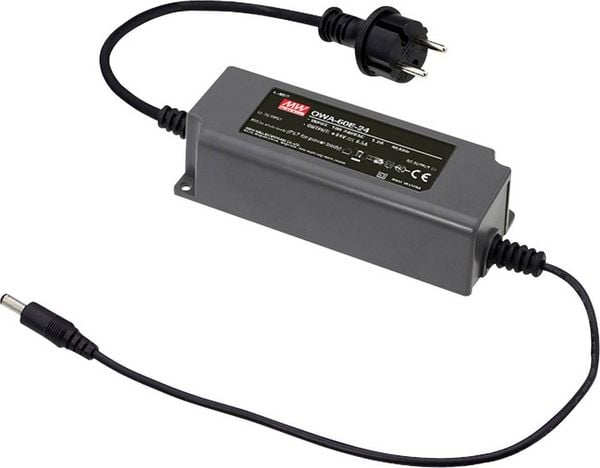 Produktbild: Mean Well MW OWA-60E-12 Tischnetzteil, Festspannung 12 V/DC 5A 60W