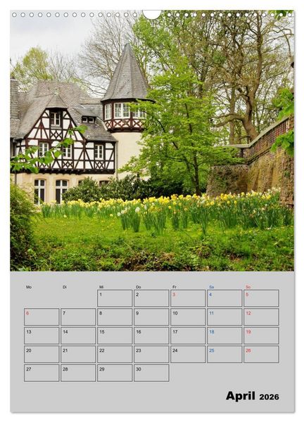 Produktbild: D&uuml;sseldorfer Burgen und Schl&ouml;sser (Wandkalender 2026 DIN A3 hoch), CALVENDO Monatskalender