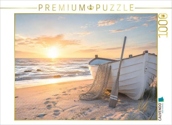 CALVENDO Puzzle Fischerboot | 1000 Teile Lege-Größe 64x48cm Foto-Puzzle für glückliche Stunden