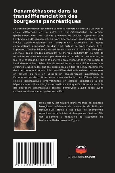 Produktbild: Dexam&eacute;thasone dans la transdiff&eacute;renciation des bourgeons pancr&eacute;atiques