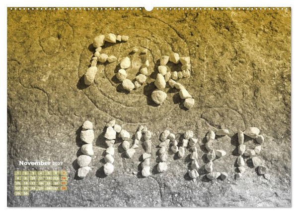Produktbild: F&uuml;r Dich! - Eine Liebeserkl&auml;rung auf steinisch (Wandkalender 2027 DIN A2 quer), CALVENDO Monatskalender