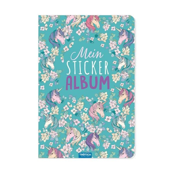 Produktbild: Tr&ouml;tsch Mein Stickeralbum Einhorn Stickerbuch
