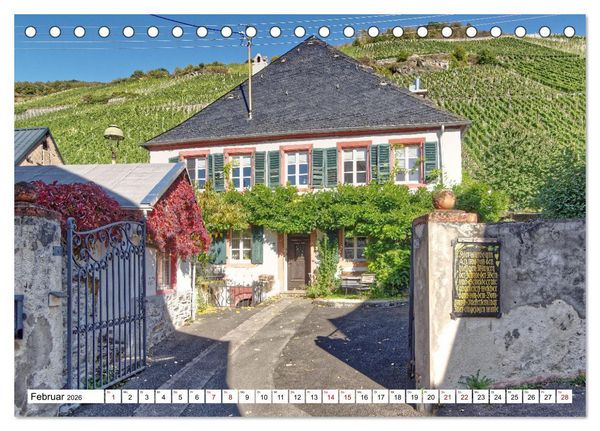 Produktbild: Romantisches Moselland (Tischkalender 2026 DIN A5 quer), CALVENDO Monatskalender