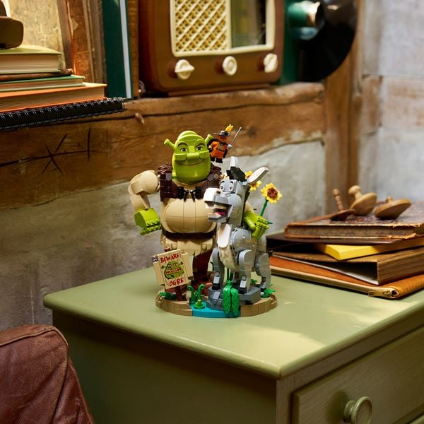 Produktbild: LEGO Shrek 72423 Shrek, Esel und Der gestiefelte Kater, DIY Modellbau