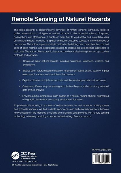 Produktbild: Remote Sensing of Natural Hazards