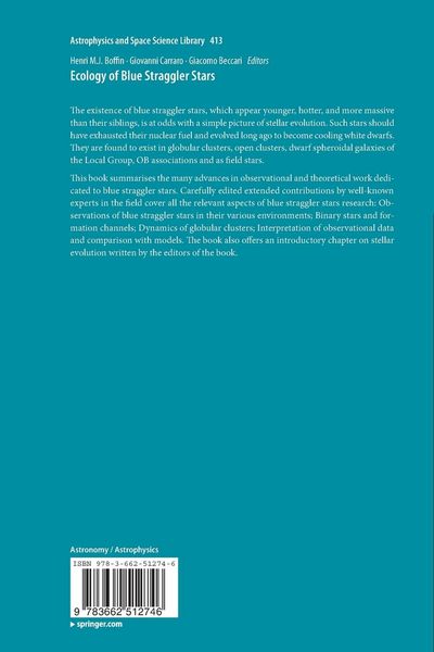 Produktbild: Ecology of Blue Straggler Stars