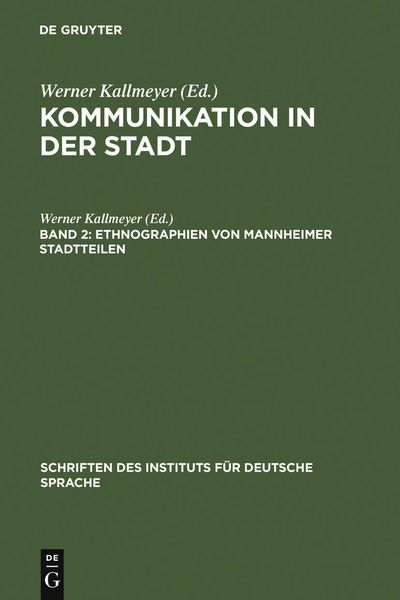 Produktbild: Ethnographien von Mannheimer Stadtteilen