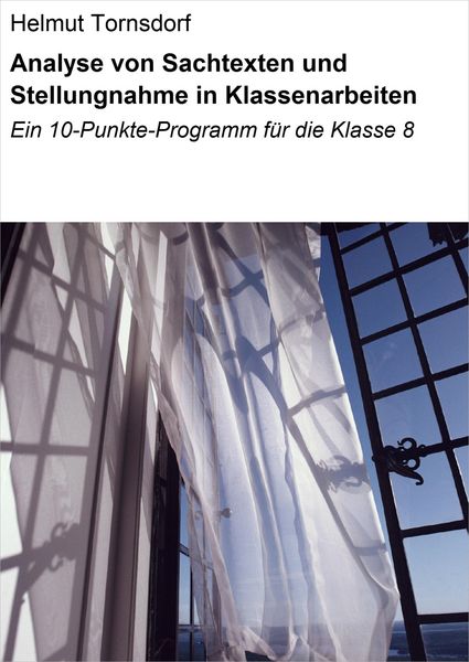 Produktbild: Analyse von Sachtexten und Stellungnahme in Klassenarbeiten