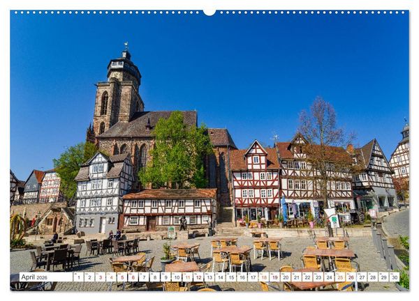 Produktbild: Hessen Impressionen (hochwertiger Premium Wandkalender 2026 DIN A2 quer), Kunstdruck in Hochglanz