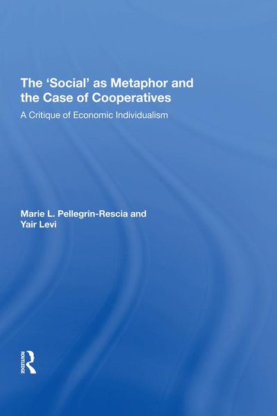 Produktbild: The 'Social' as Metaphor and the Case of Cooperatives